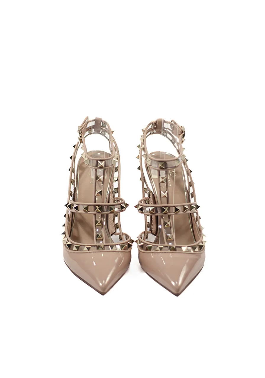 Scarpin Valentino Rockstud Verniz