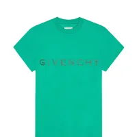 T-shirt Givenchy Rhinestone Logo - imagem 1