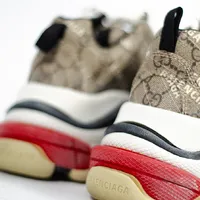 Tênis Balenciaga x Gucci Triple S Monograma - imagem 5