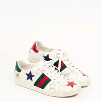 Tênis Gucci Calfskin Ayers Web Star - imagem 2
