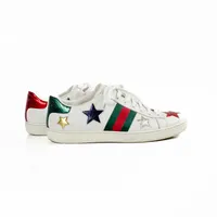 Tênis Gucci Calfskin Ayers Web Star - imagem 3