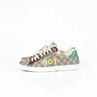 Tenis Gucci Mens Fake/Not Print Ace Sneakers  - imagem 6