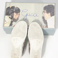 Tenis Gucci Mens Fake/Not Print Ace Sneakers  - imagem 3