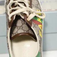 Tenis Gucci Mens Fake/Not Print Ace Sneakers  - imagem 8