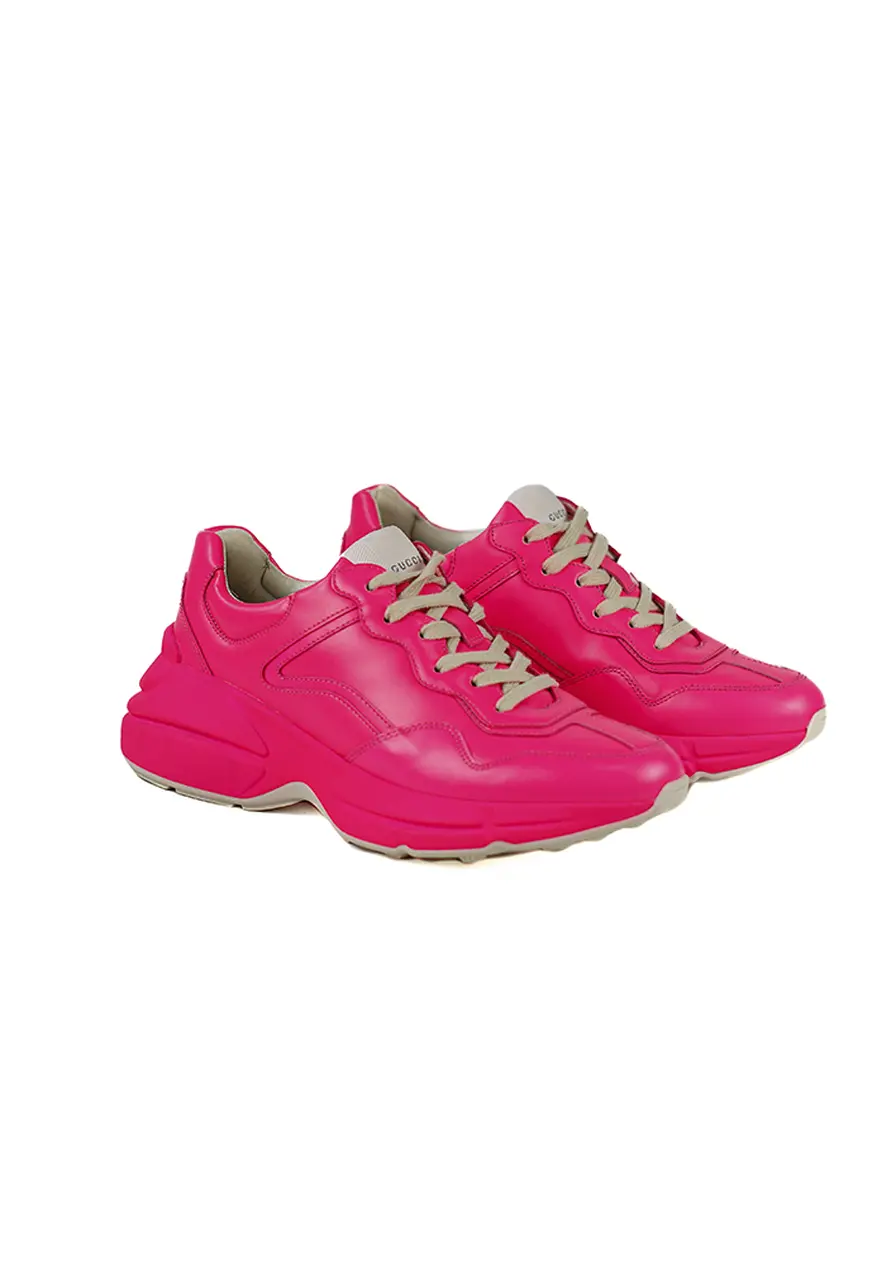 Tênis Gucci Rhyton Fluorescente  