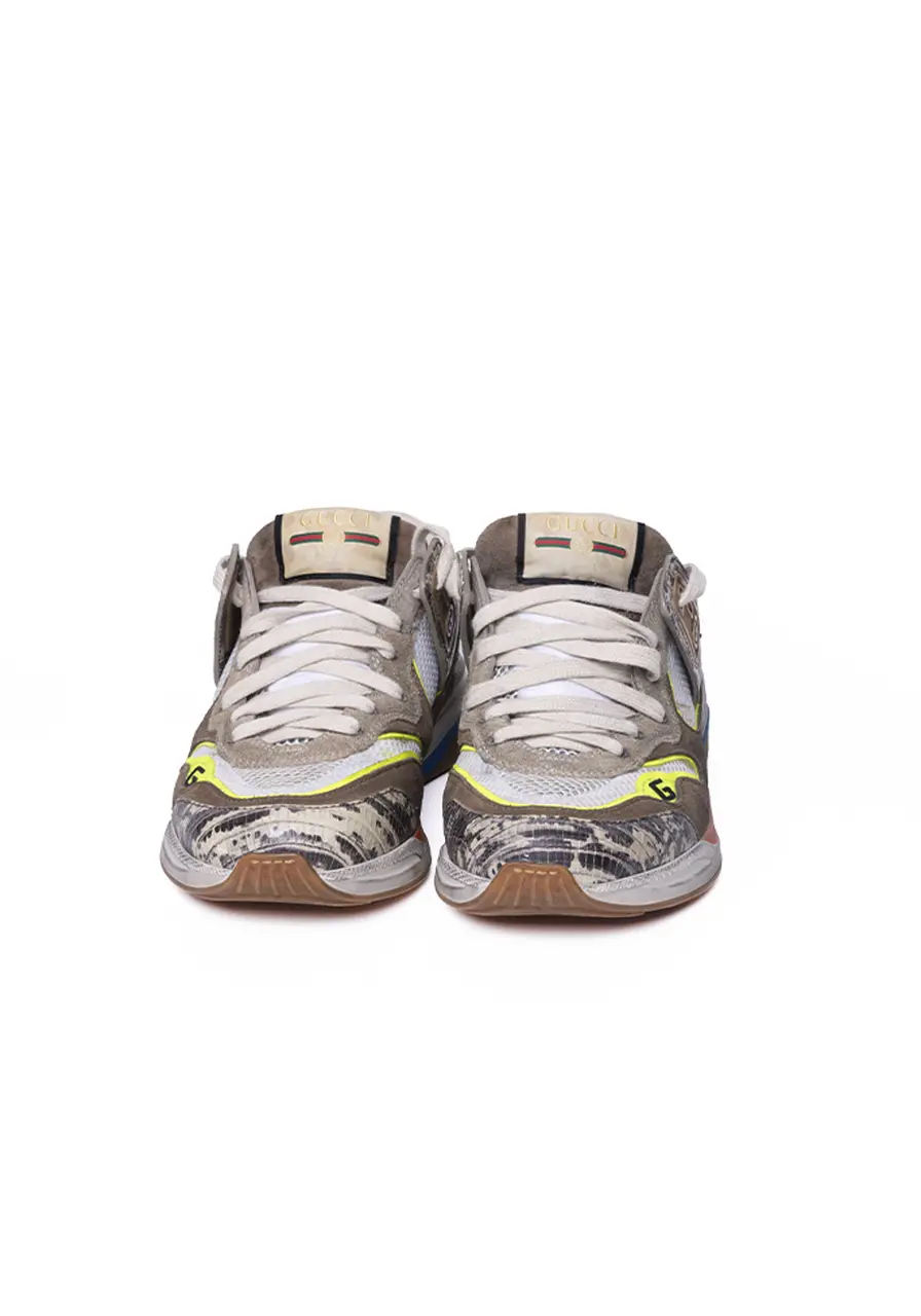 Tênis Gucci Ultrapace Natural Ardesia 
