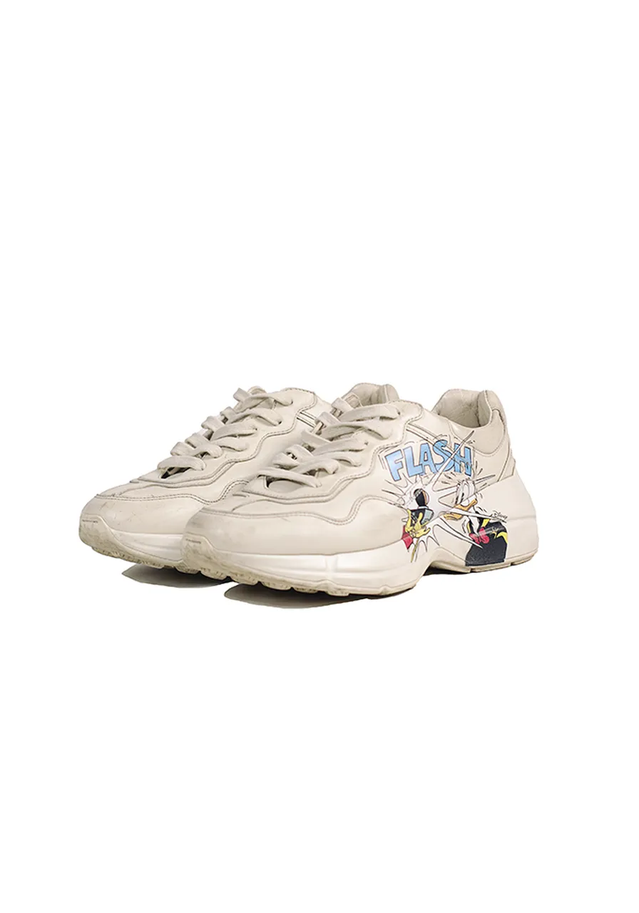 Tênis Gucci X Disney Rhyton Donald Duck 