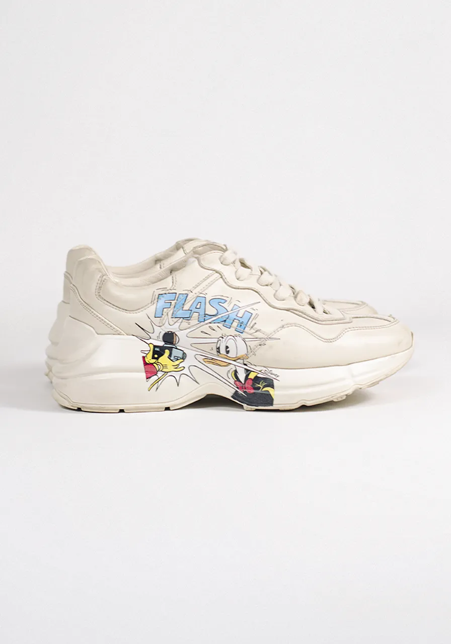Tênis Gucci X Disney Rhyton Donald Duck 