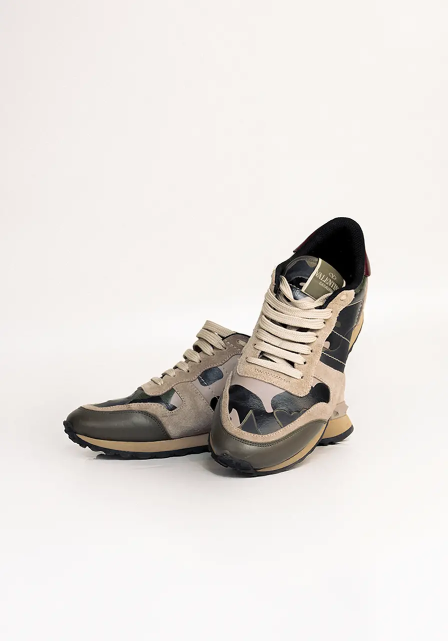 Tênis Valentino Garavani Rockrunner Camo 