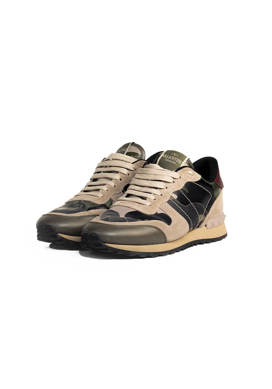 Tênis Valentino Garavani Rockrunner Camo 