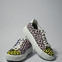 Tênis Versace Greca Multi Lace Up Low  - imagem 3