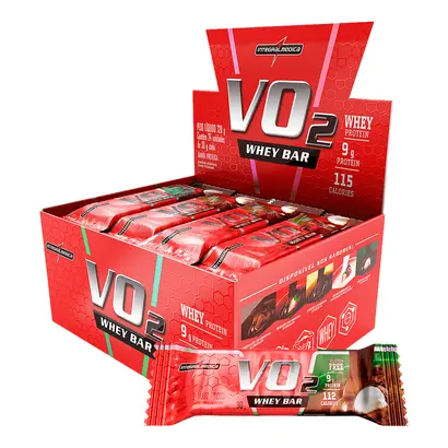 VO2 WHEY BAR 12X30G COCO INTEGRALMEDICA