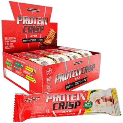 PROTEIN CRISP 12X45G TORTA LIMAO INTEGRALMEDICA