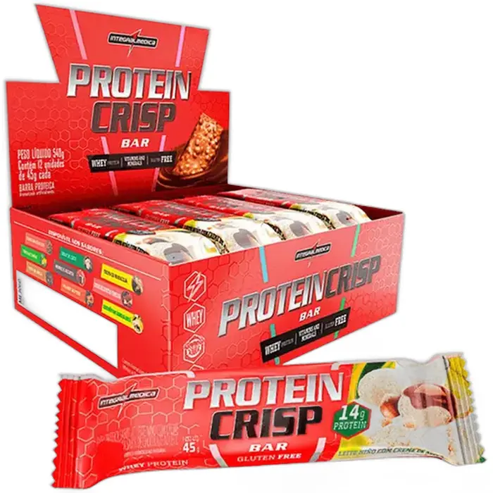 PROTEIN CRISP 12X45G TORTA LIMAO INTEGRALMEDICA