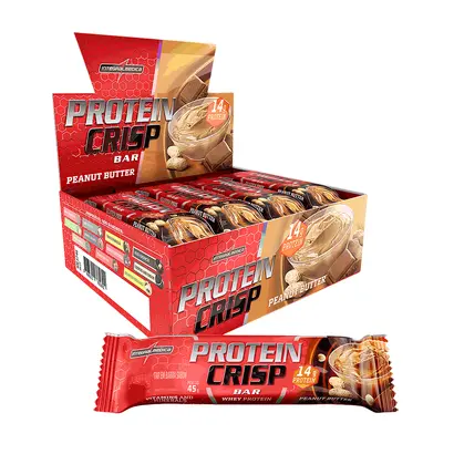 PROTEIN CRISP PEANUT BUTTER 12X45G