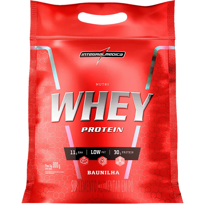NUTRIWHEY BAUNILHA REFIL 900G INTEGRALM