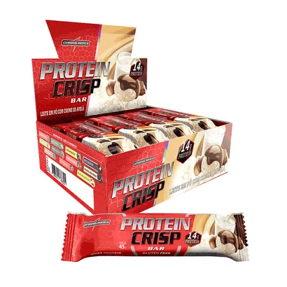 PROTEIN CRISP 12X45G LEITE NINO/CREME DE AVELÃ INTEGRALMEDICA