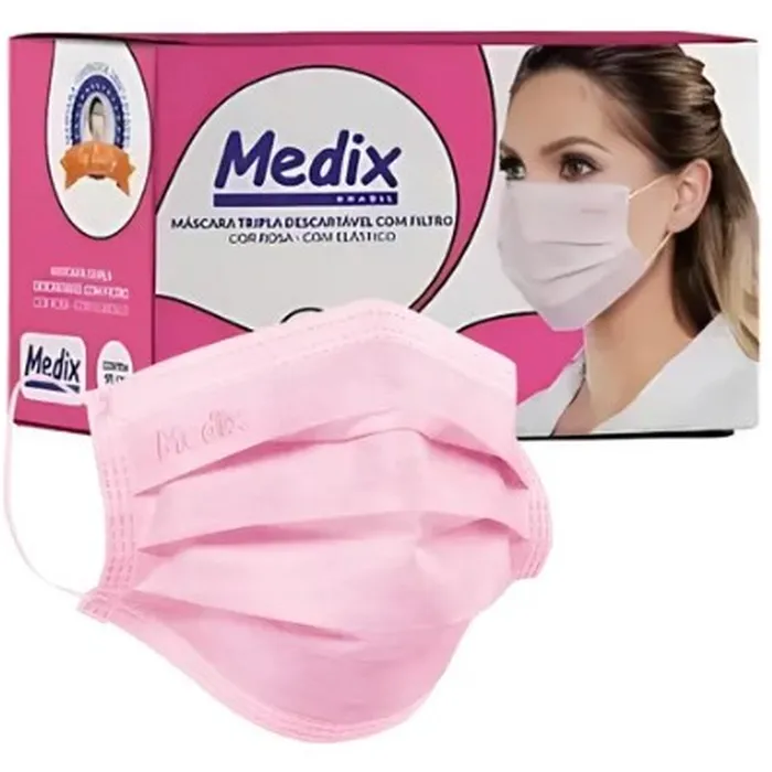 Mascara Tripla Descartável C/50 unidades Medix