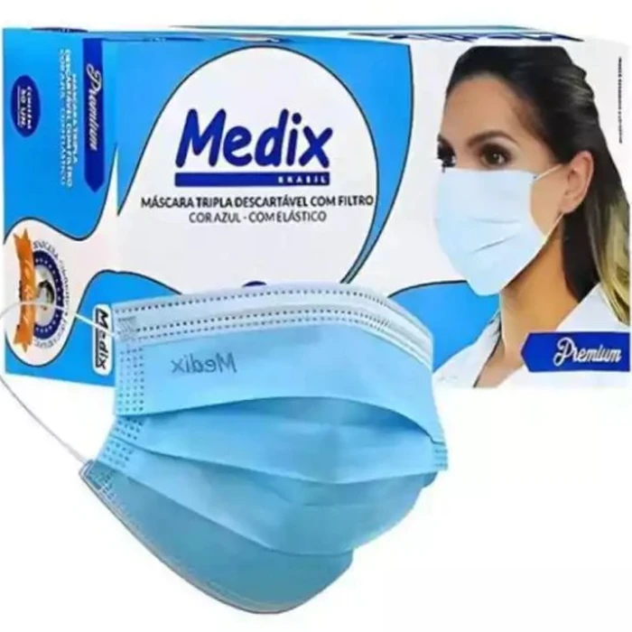 Mascara Tripla Descartável C/50 unidades Medix