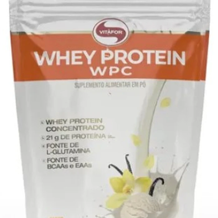 WHEY PROTEIN CONC. 900G BAUNILHA POUCH VITAFOR