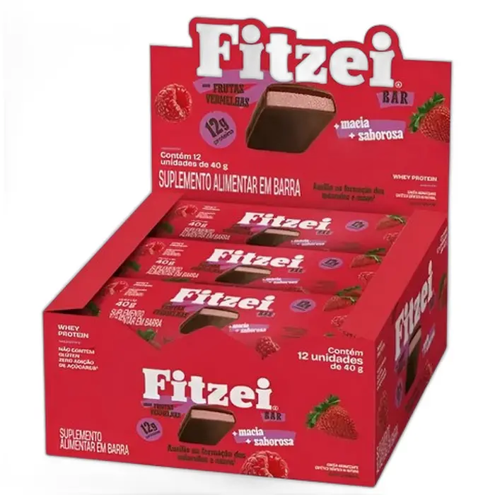 FITZEI C/12 UND 40G FRUTAS VERMELHAS