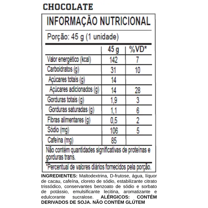 VO2 ENERGY GEL C30 C/10 X 45G