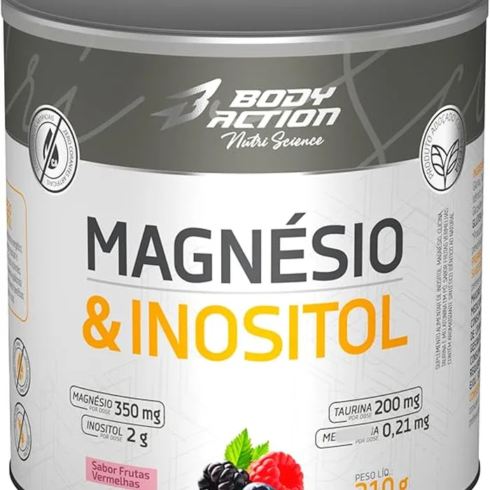 MAGNESIO INOSITOL 210G FRUTAS VERMELHAS BODY ACTION