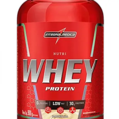 NUTRIWHEY BAUNILHA 900G INTEGRALMEDICA