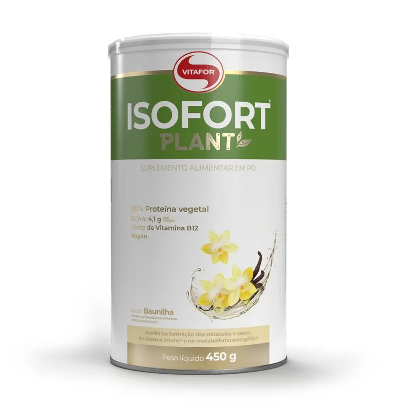 ISOFORT PLANT 450G BAUNILHA VITAFOR