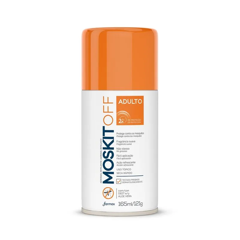 MOSKITOFF AEROSSOL 165ML/121G FARMAX