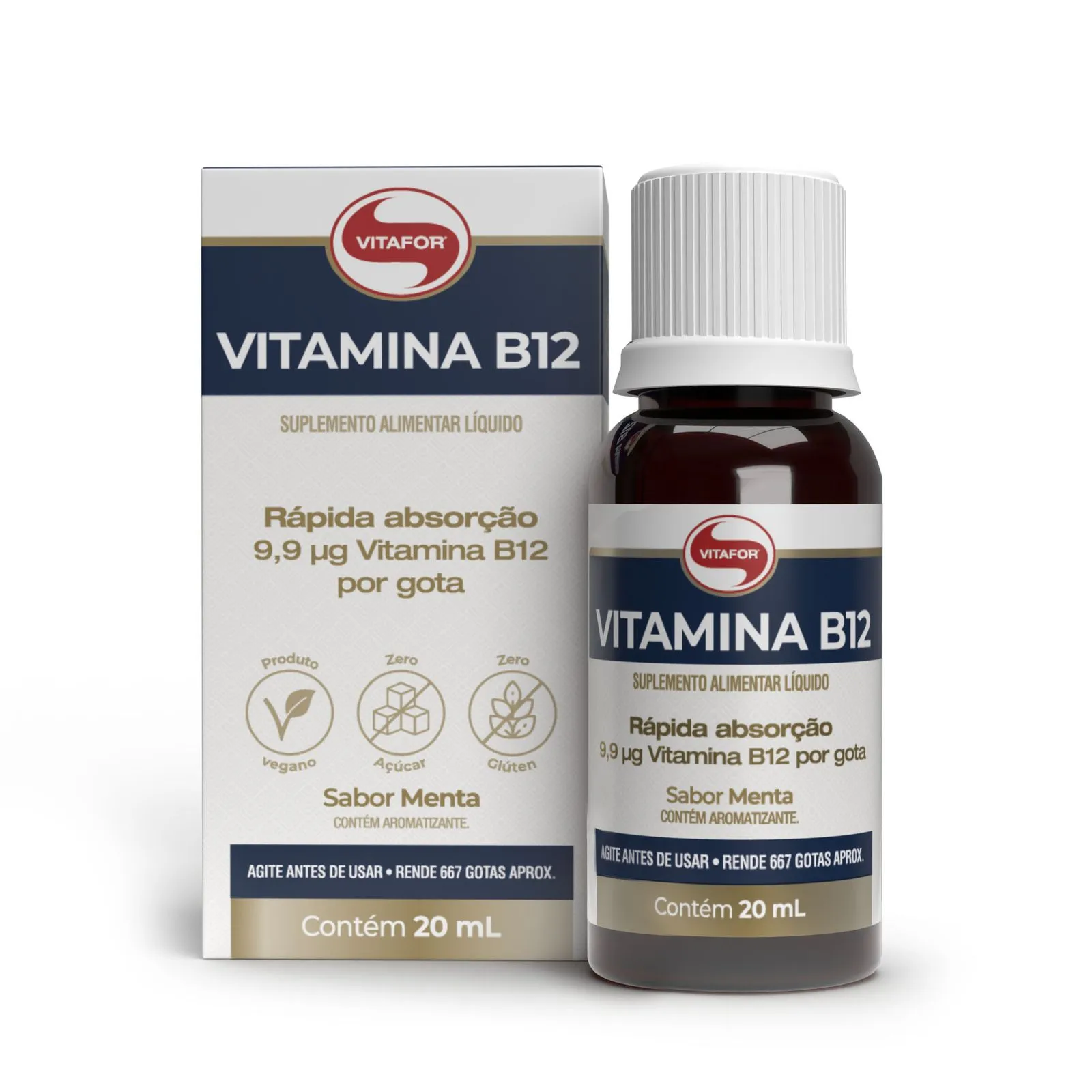 VITAMINA B12 GOTAS 20ML MENTA VITAFOR