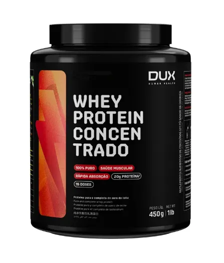 WHEY PROTEIN CONC. CHOCO BRANCO 450G DUX