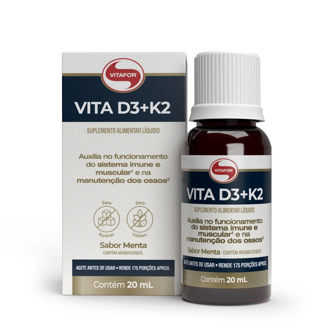 VITAMINA D3+K2 GOTAS 10ML VITAFOR