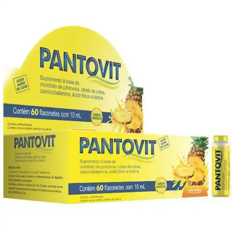 PANTOVIT C/60X10 FLAC ABACAXI