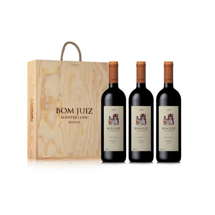 3 Unidades Vinho Bom Juiz - 750ml + CX Mad