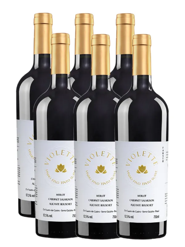 Violette Tinto Suave - 750ml Vinho Nacional