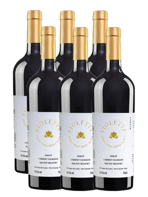 Violette Tinto Suave - 750ml Vinho Nacional