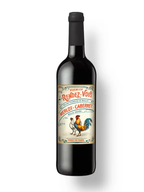 Rendez Vous Merlot Cabernet - 750ml Vinho Frances