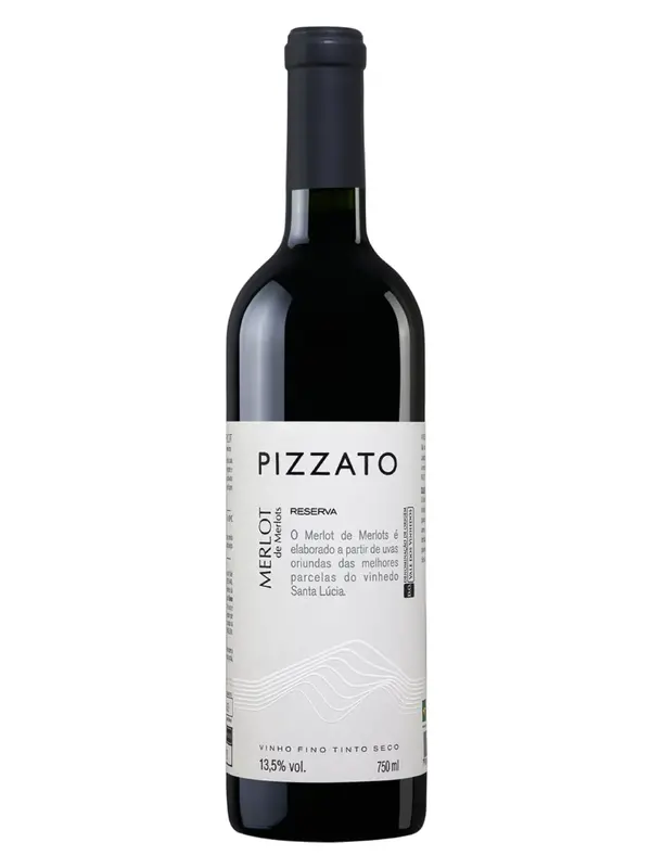 Pizzato Merlot Reserva - 750ml Vinho Nacional