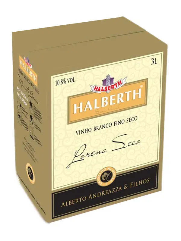 Halberth Moscato Lorena Bag 3L Vinho Nacional