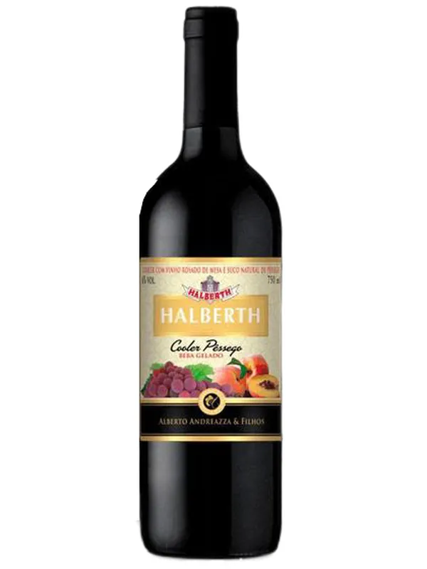 Halberth Cooler Pessego - 750ml Vinho Nacional