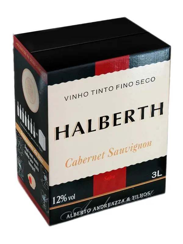 Halberth Cabernet Sauvignon Bag 3L Vinho Nacional