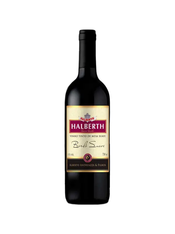 Halberth Bordo Tinto Suave - 750ml Vinho Nacional