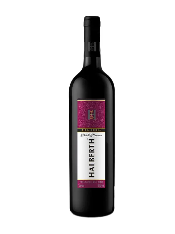 Halberth Bordo Premium Tinto Suave - 750ml Vinho Nacional