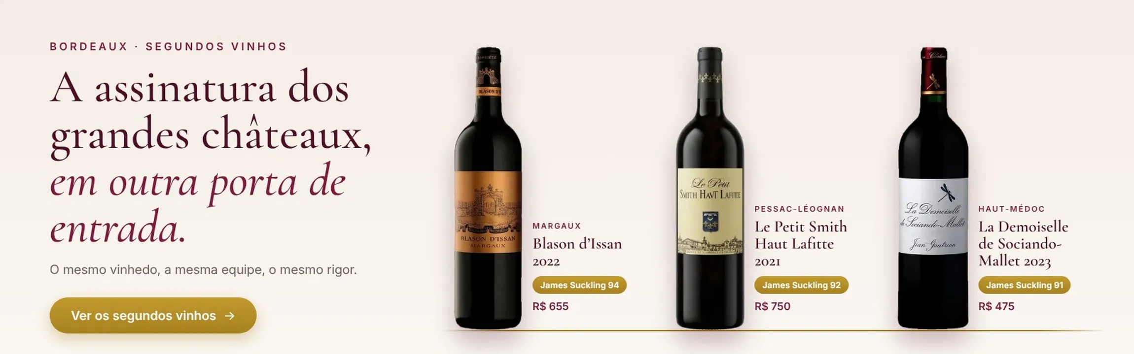 Banner Segundos vinhos Bordeaux v2
