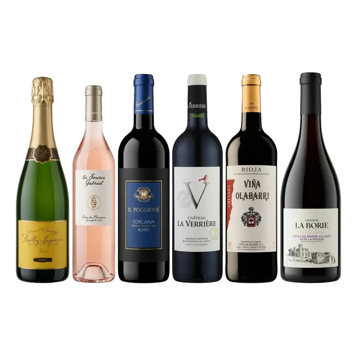 Kit Grand Tour Europeu | 6 Vinhos de França, Itália e Espanha