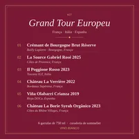 Kit Grand Tour Europeu | 6 Vinhos de França, Itália e Espanha - imagem 2
