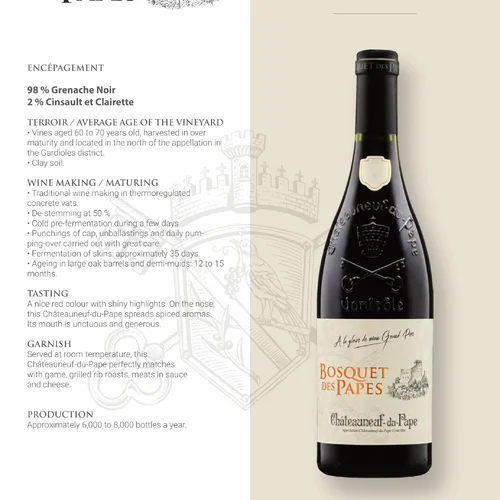 Châteauneuf du Pape À La Gloire de mon Grand Père 2019