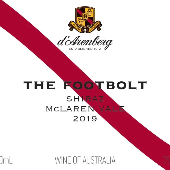 The Footbolt Shiraz d'Arenberg 2019