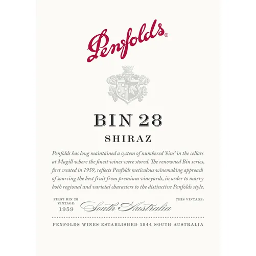Penfolds Bin 28 Kalimna Shiraz 2019